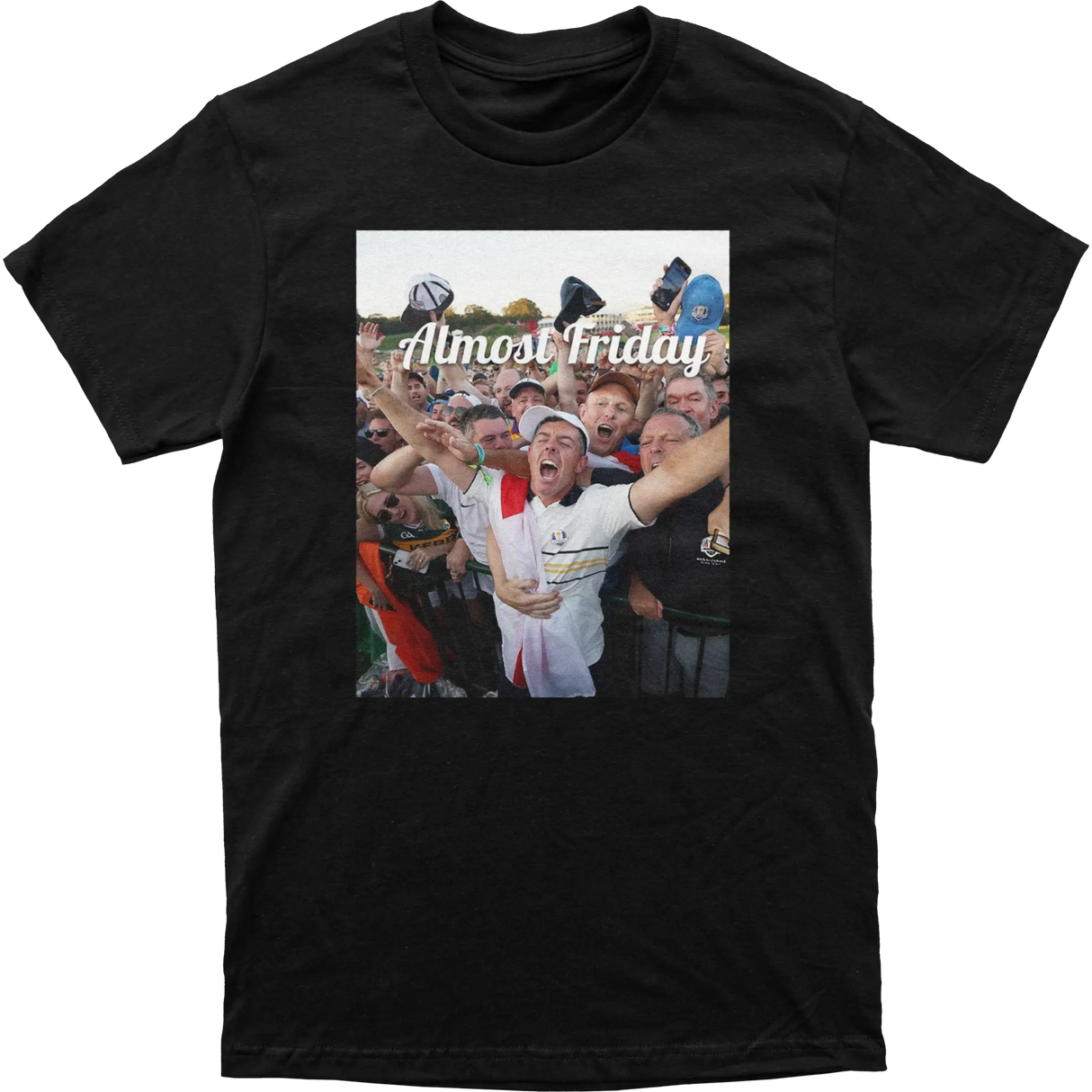 Almost Friday Rory Ryder Cup Tee