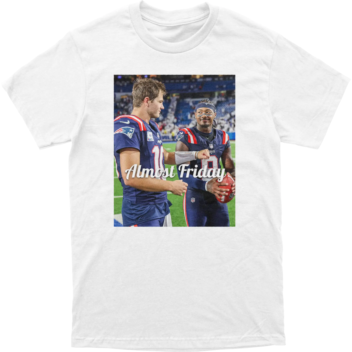 Almost Friday Drake Maye and Diggs Tee