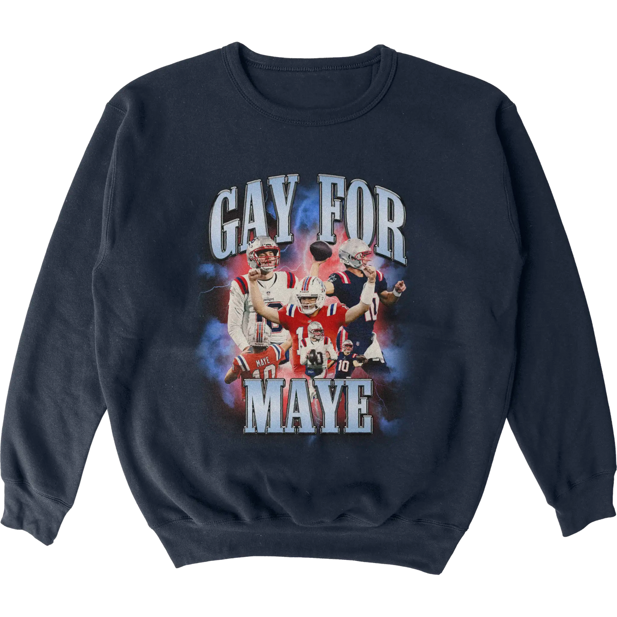 Gay for Maye Crewneck Navy