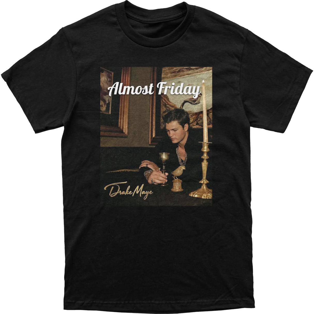 Almost Friday Drake Maye Album Cover Tee