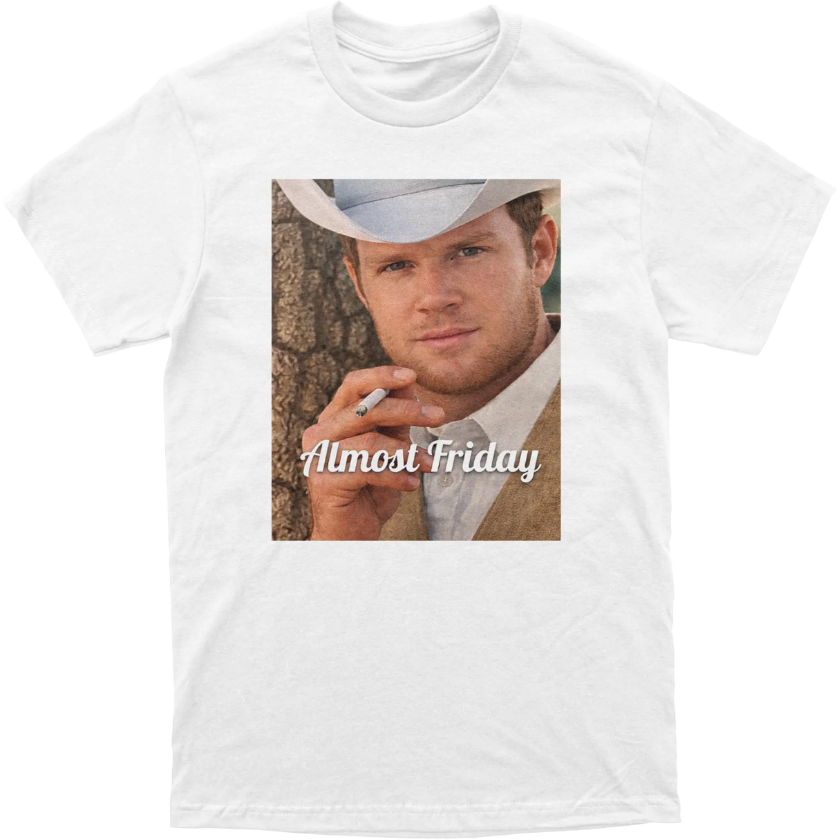 Almost Friday Darnold Cigarette Tee