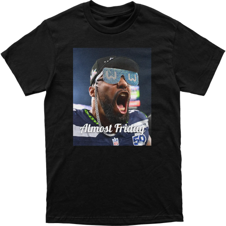 Almost Friday W Glasses Seahawks Tee