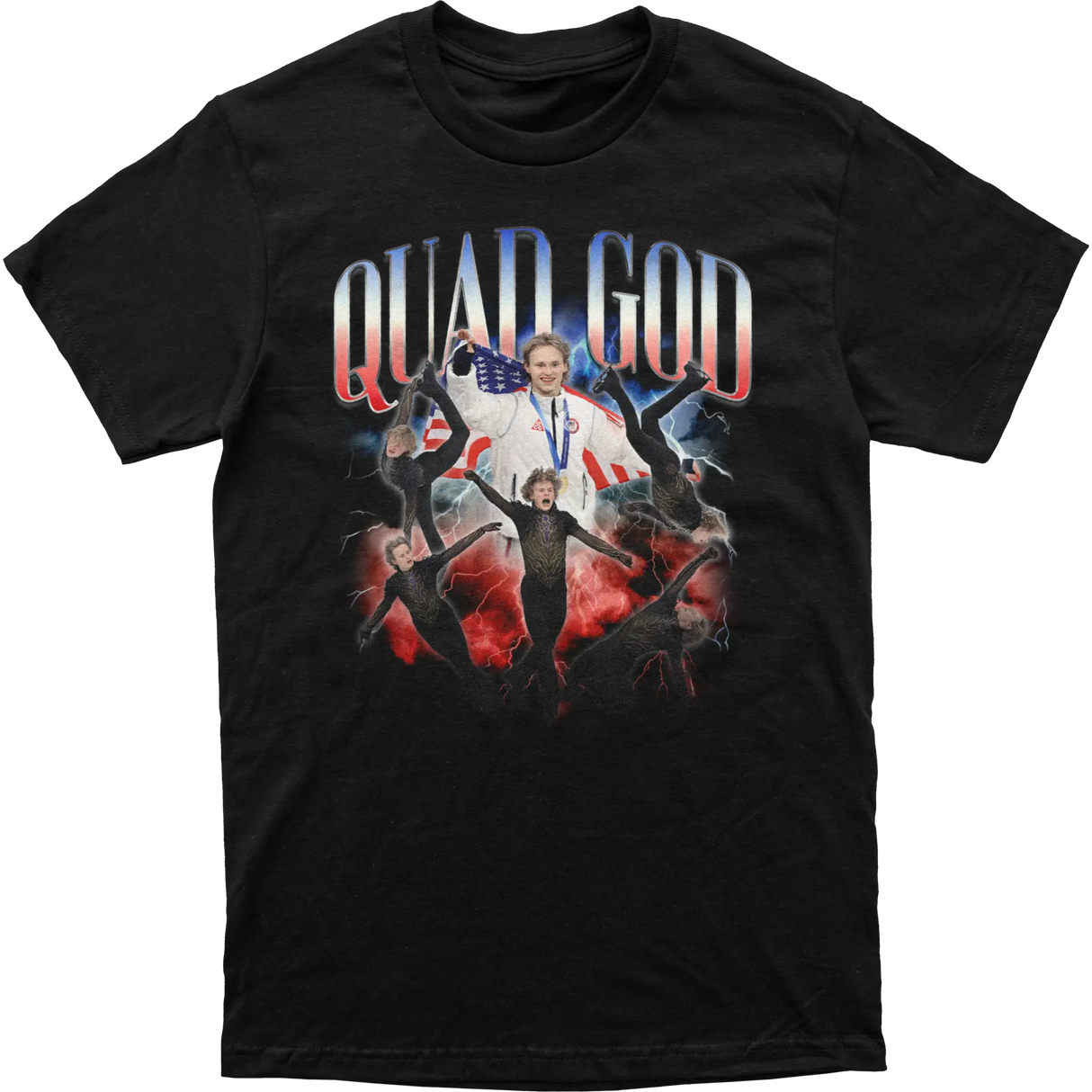 Quad God Tee