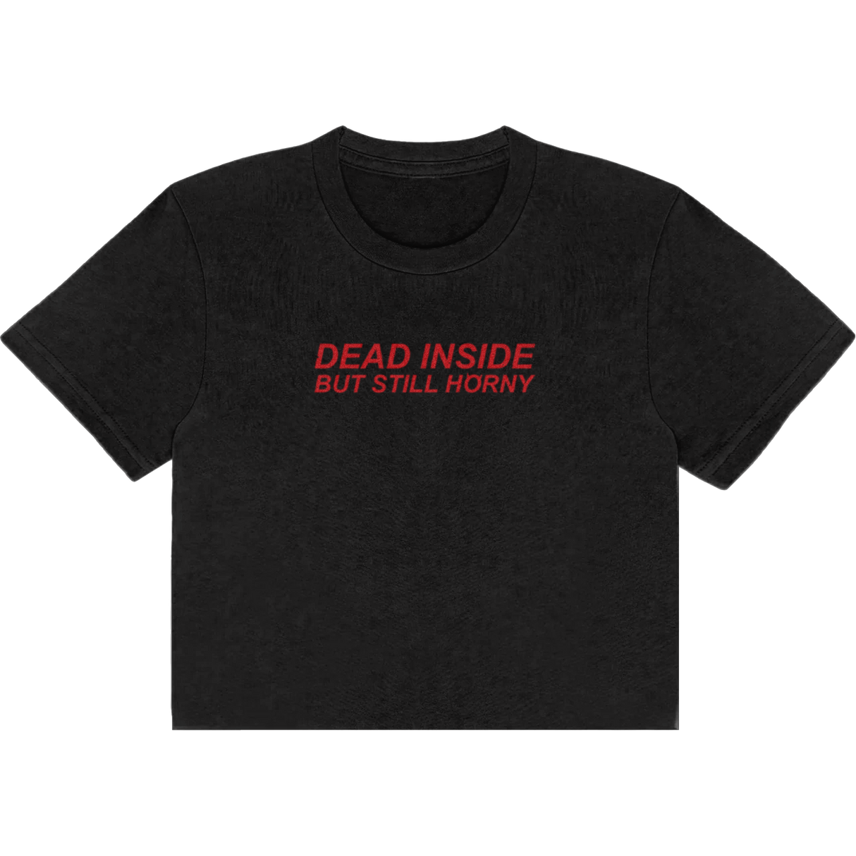 Dead Inside Crop Tee