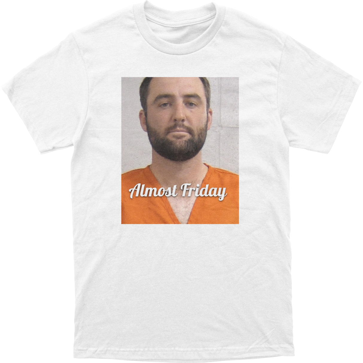 Almost Friday Scottie Mugshot Tee