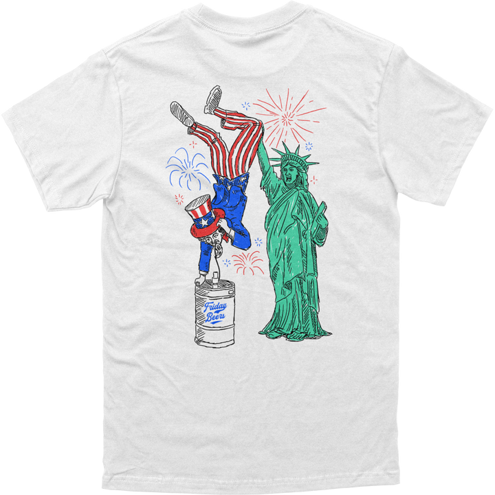 America Keg Stand Tee