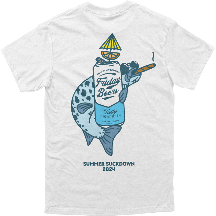 Summer Suckdown Bass Tee