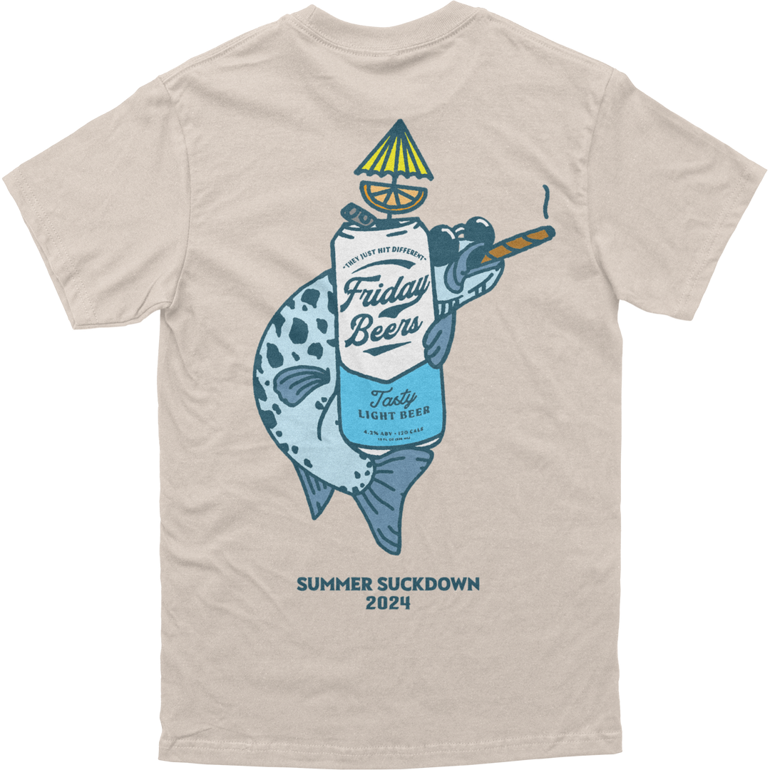 Summer Suckdown Bass Tee