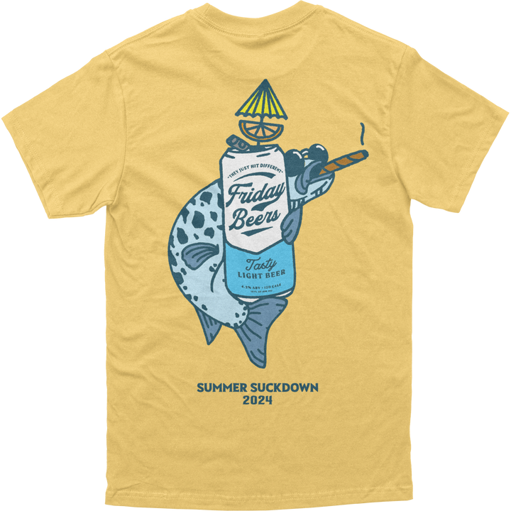 Summer Suckdown Bass Tee