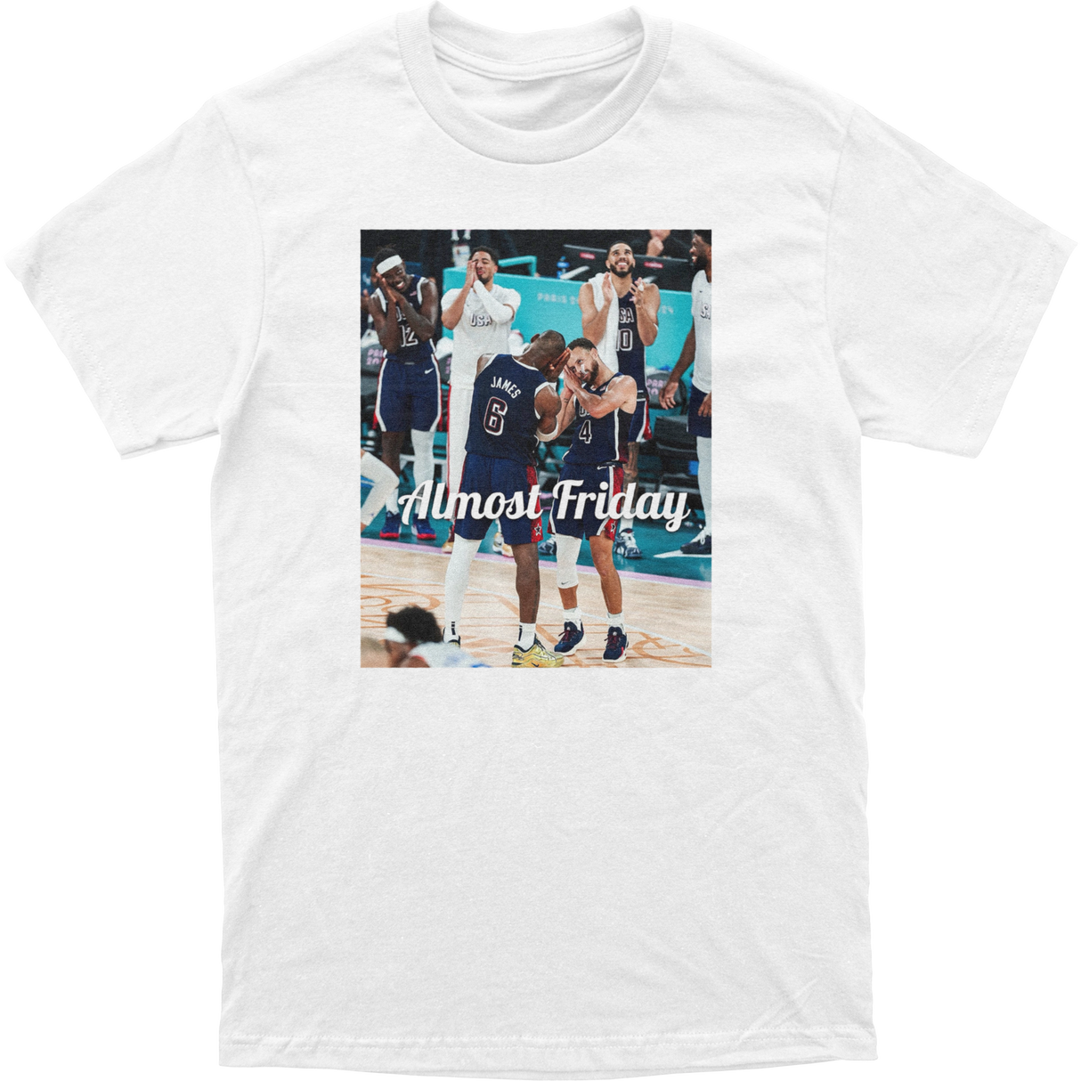 Almost Friday LeBron Curry Night Night Tee