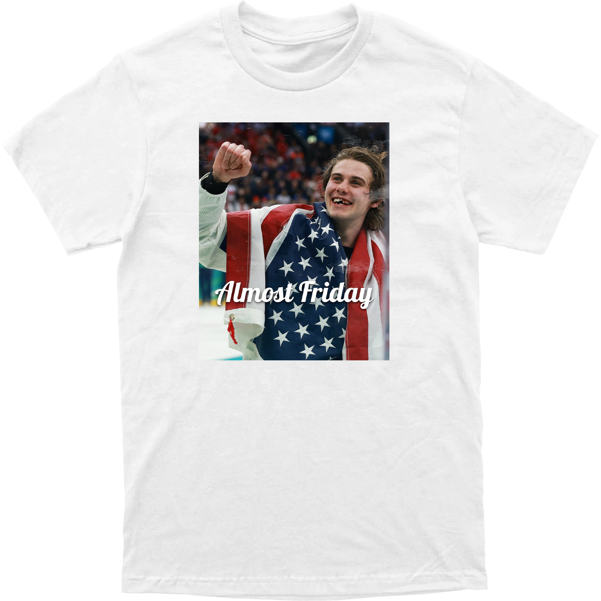 Almost Friday Hughes Teeth Tee