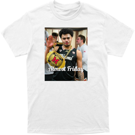 Almost Friday Miami Ohio Basketball Tee