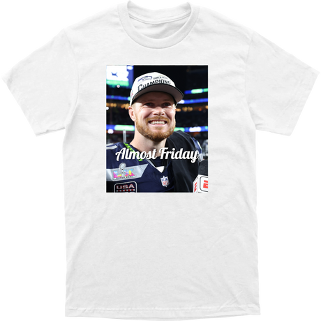 Almost Friday Darnold Champ Tee