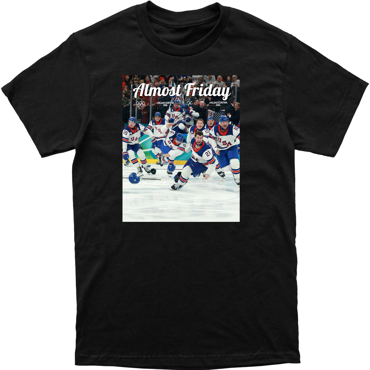 Almost Friday USA Hockey Tee