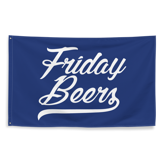 Friday Beers One Sided Flag