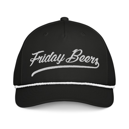 Friday Beers Embroidered Rope Hat