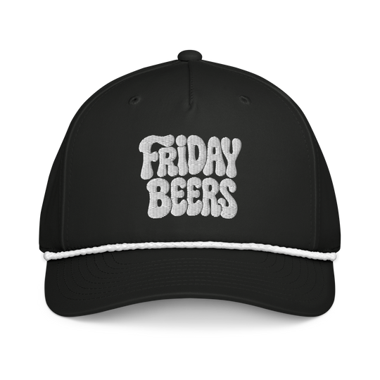Friday Beers Embroidered Rope Hat