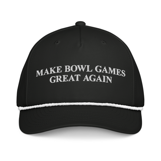 Make Bowl Games Great Again Rope Hat