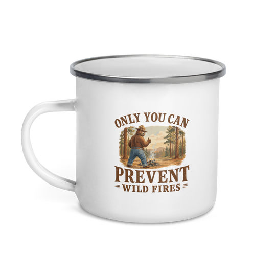 Wild Fires Enamel Mug