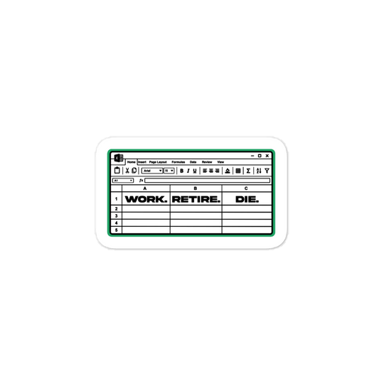 WRD Spreadsheet Sticker