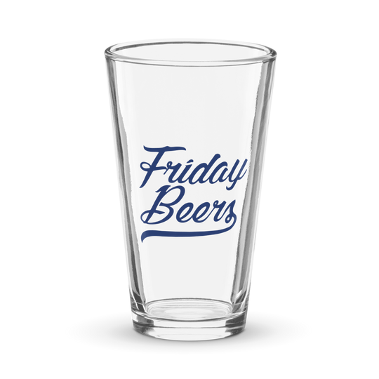Friday Beers Pint Glass